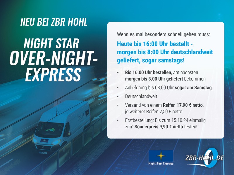 Night Start Express Angebot